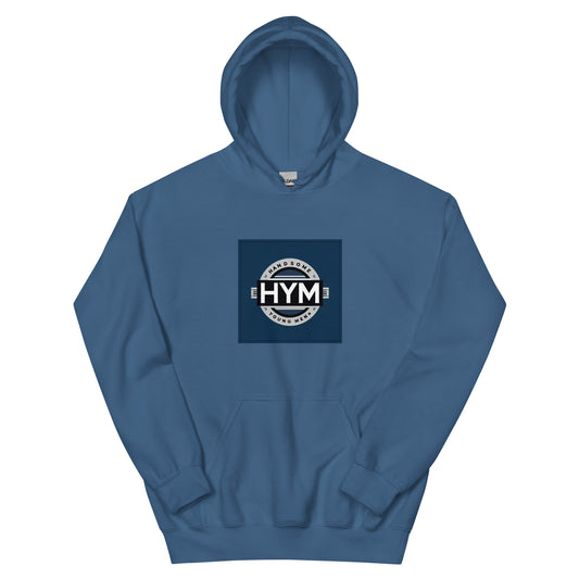 Printed Hoodie-Indigo