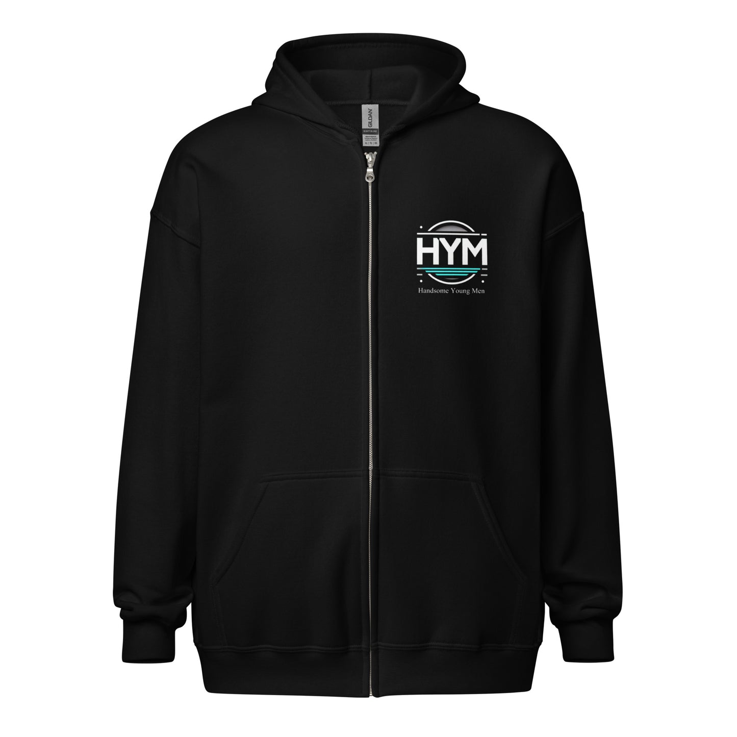 Front Logo Zip Hoodie